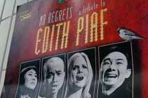 No Regrets. A tribute to Edith Piaf