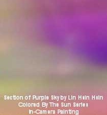 Lin Hsin Hsin, Singapore, was the first in the world to “paint” with a camera without a computer
