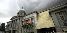 Exterior of National Gallery Singapore facing the Padang