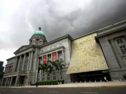 Exterior of National Gallery Singapore facing the Padang