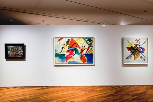 Gallery 2 view, Vassily Kandinsky's works, Reframing Modernism, National Gallery Singapore