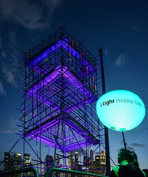 SONICtower By Zulkifle Mahmod (Singapore) Location: The Float @ Marina Bay Image courtesy of i Light Marina Bay 2016