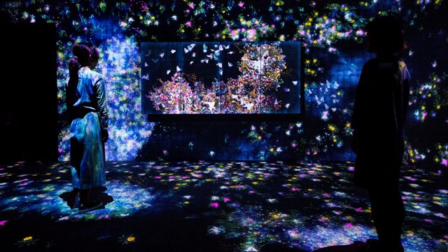 Flutter of Butterflies beyond Borders. Photo courtesy of teamLab.
