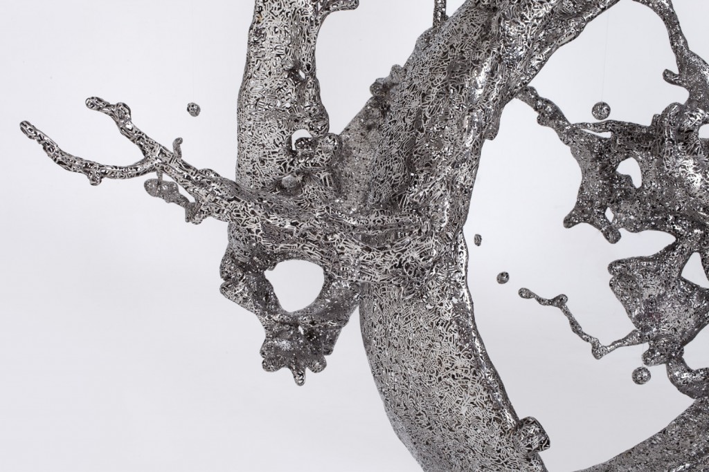 Close-up ‘Water Dripping’ sculpture. Photograph Courtesy of Sundaram Tagore Gallery.