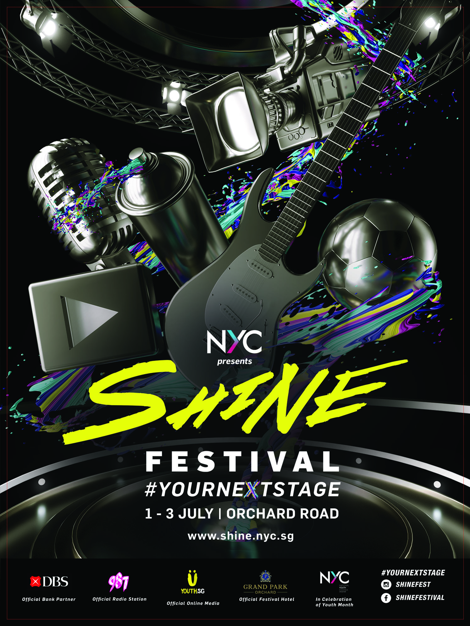 SHINE Festival 2016 returns to Orchard Road from 1 3 July 2016
