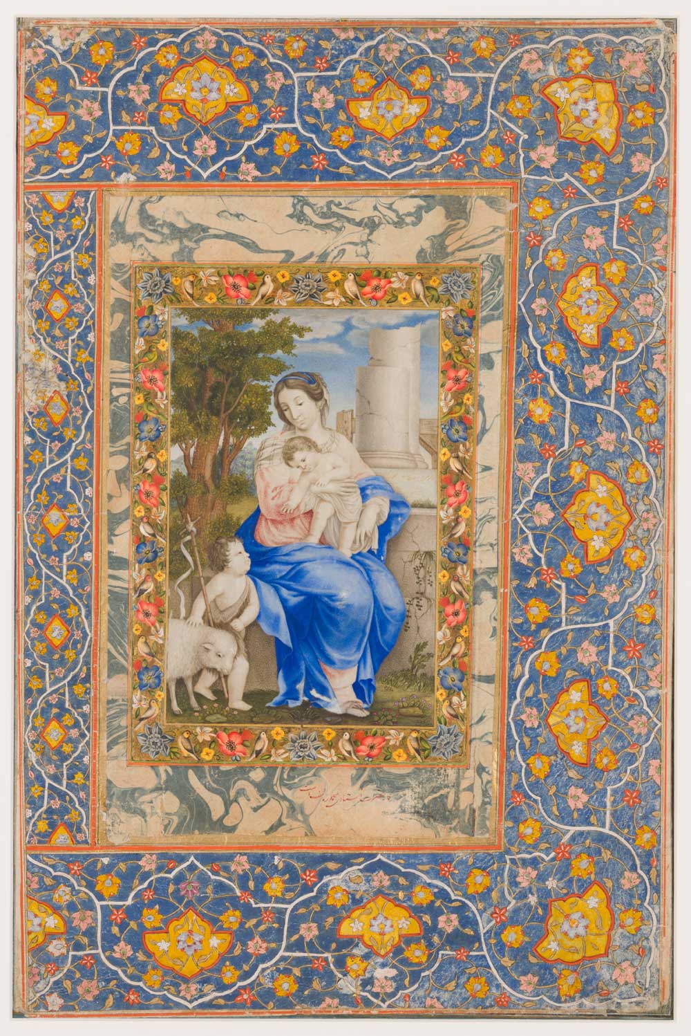 Virgin and Child with John the Baptist, Iran