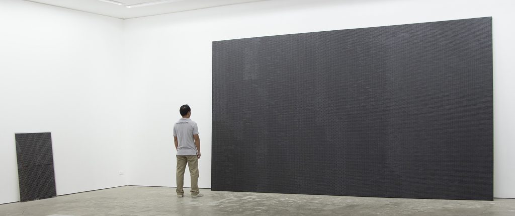 Maria Taniguchi, Untitled 2014, synthetic polymer paint on canvas 274 x 488 cm. © Courtesy the artist and private collection, Hong Kong