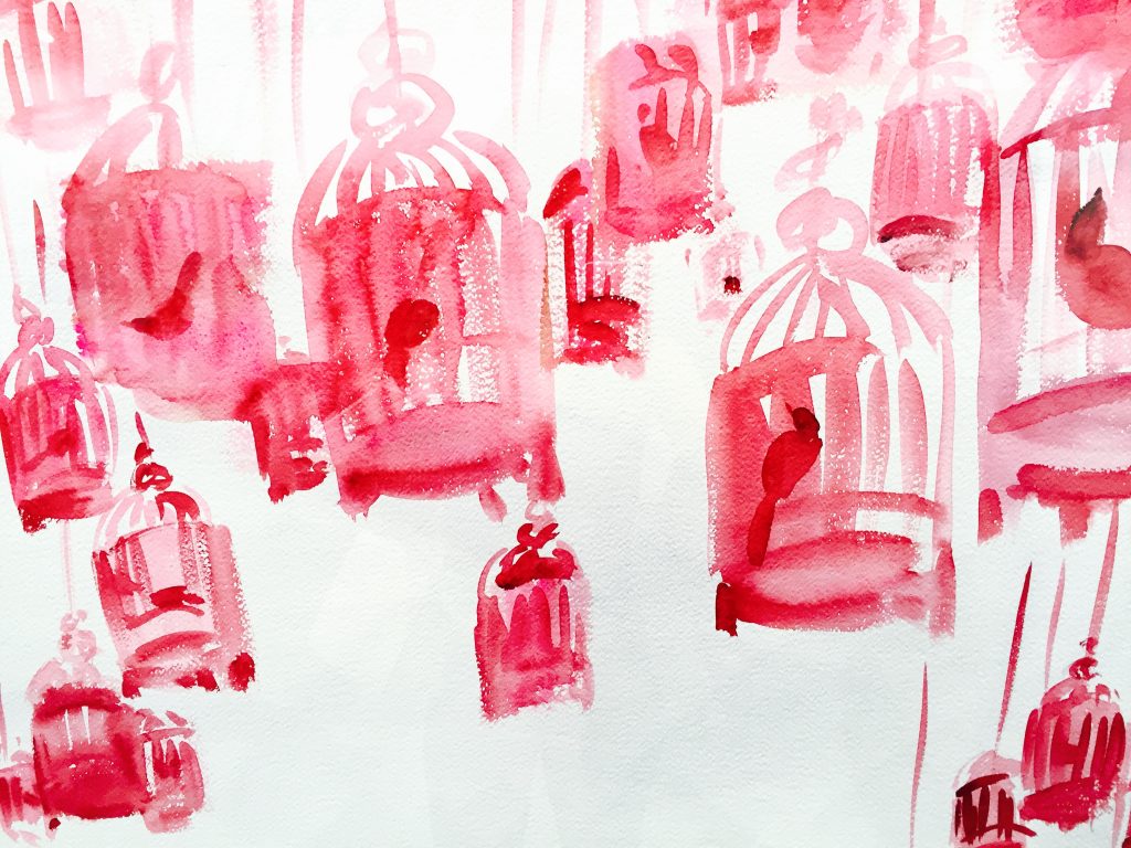 Aaron Gan, Watercolour on paper, 2016