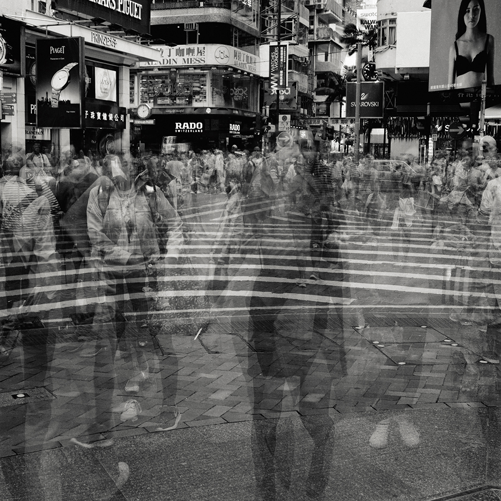 Zhou Han Shun Frenetic City 16 Print on Hahnemühle Photo Rag Baryta Paper 80 x 80cm 2016