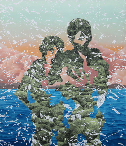 Together, Strong like Stones’ (H125 x W175 cm)