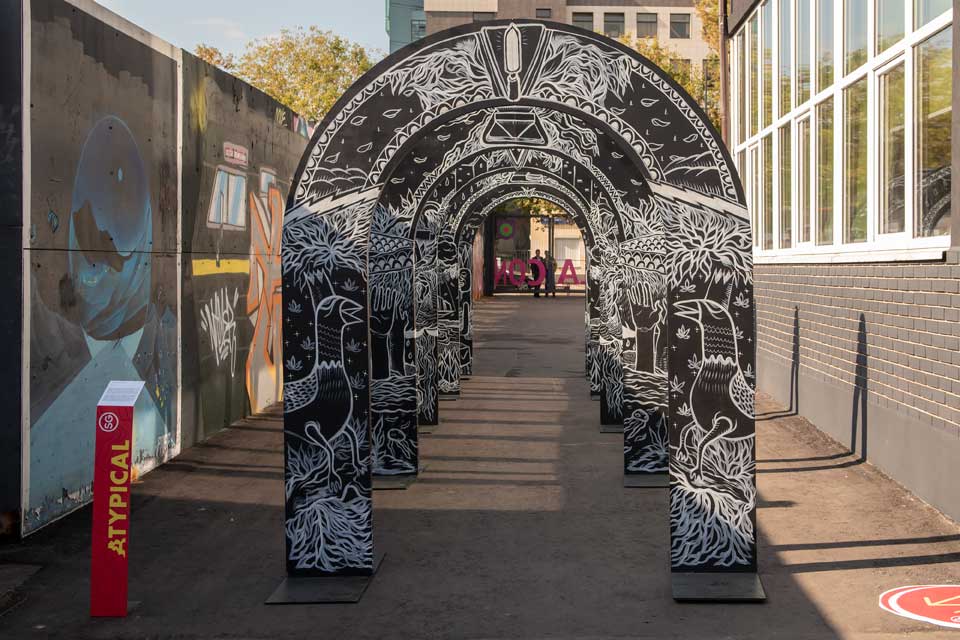 Speak Cryptic’s S*Gatte. An immersive AR work.