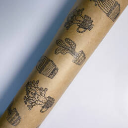 Debbie Ho - Cactus Trio - Wrapping paper