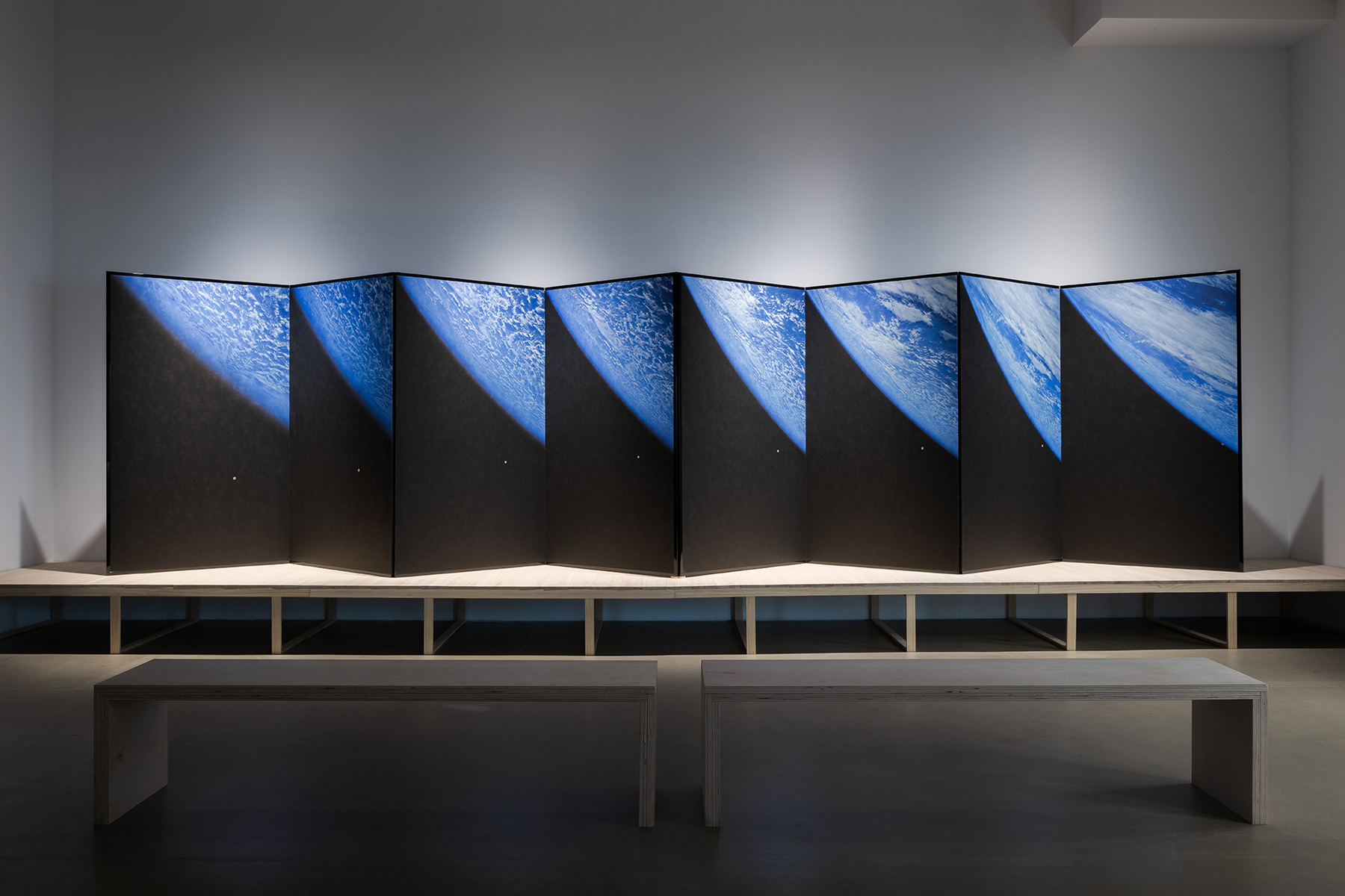 Figure 10: Installation view of Hiroshi Sugimoto, 'Spacespace' (2024). Image courtesy of Singapore Art Museum