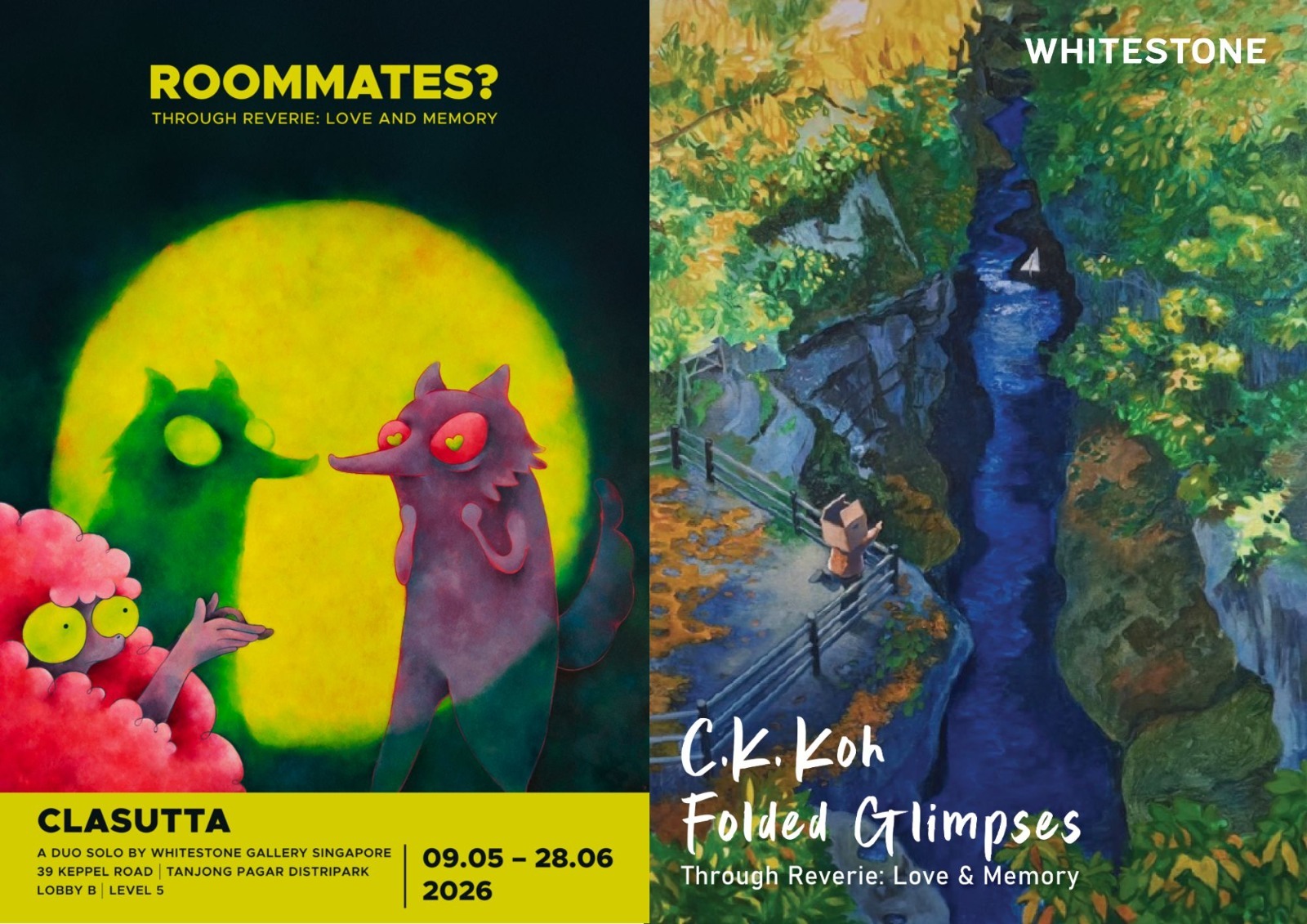 Through Reverie: Love and Memory | A Duo-Solo Exhibition by Clasutta and C.K. Koh