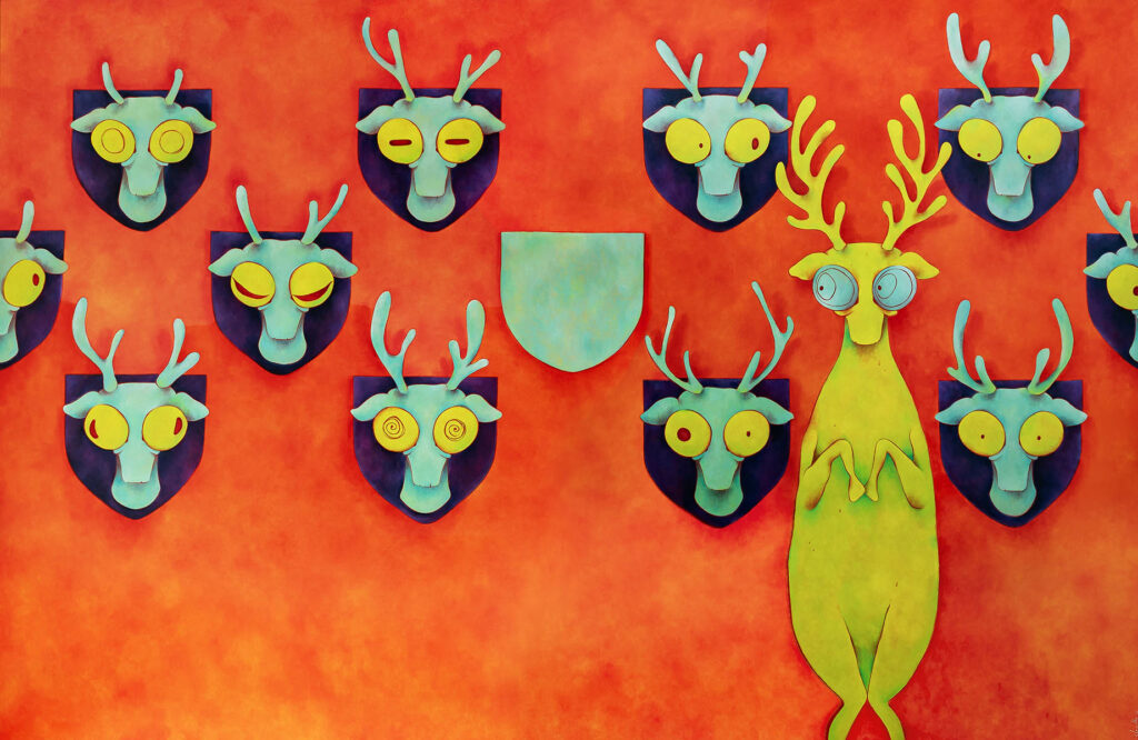 The Last Hunt by Clasutta, 230 x 150 x 5 cm, 2026, Oil on Canvas