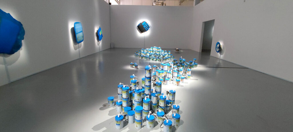 Counterweight- System of Two
Roubing and Sai's installation view of Counterweight: The Systems of Two , Whitestone Gallery